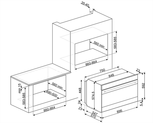 SMEG - SF9390X1 - 2160011263 SMEG - SF9390X1 - 2160011263