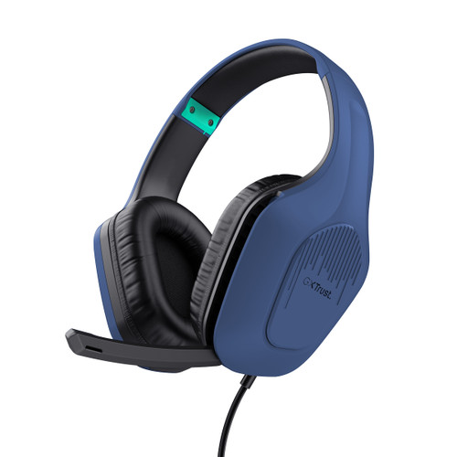 TRUST - GXT415B ZIROX HEADSET – BLUE - 2230013411 TRUST 0 | Trony.it