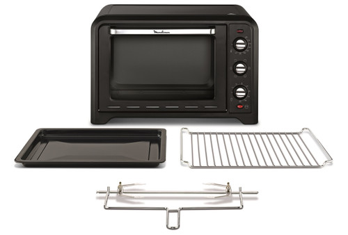 MOULINEX - Optimo Forno Portatile Ventilato 39 L, 7 Modalità Di Cottura, Girarrosto, Termostato Regolabile Fino A 240°C, OX4858 - 2160010591