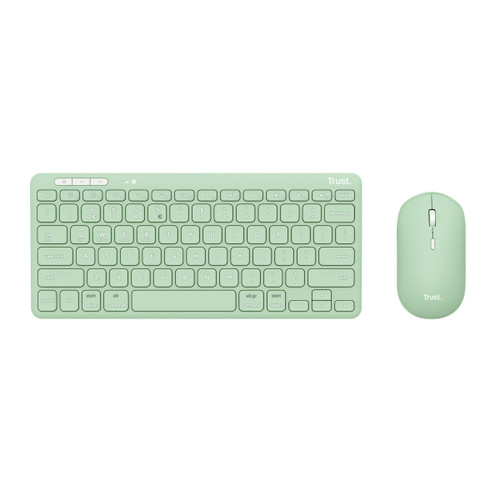 TRUST - LYRA WL KEYBOARD & MOUSE GREEN IT - 2230011824