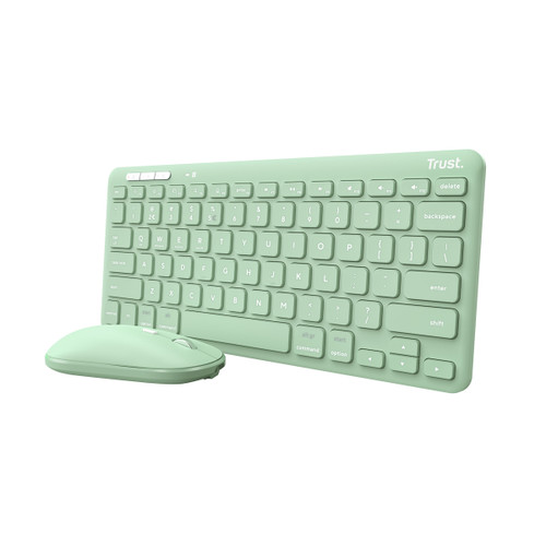 TRUST - LYRA WL KEYBOARD & MOUSE GREEN IT - 2230011824