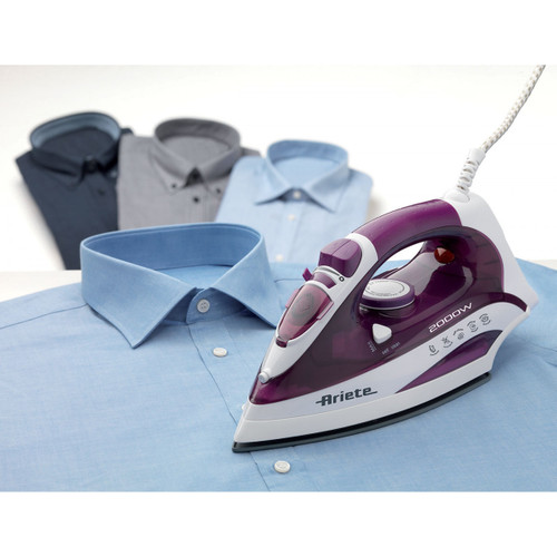 ARIETE - 6235 STEAM IRON - FERRO DA STIRO CON PIASTRA IN C - 2160009039