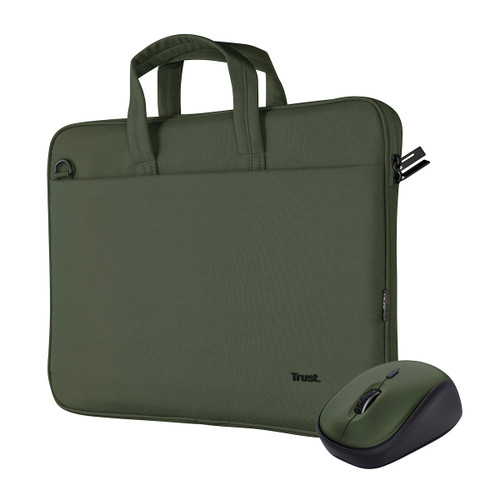 TRUST - BOLOGNA BAG AND MOUSE SET GREEN - 2230008748 TRUST - BOLOGNA BAG AND MOUSE SET GREEN - 2230008748