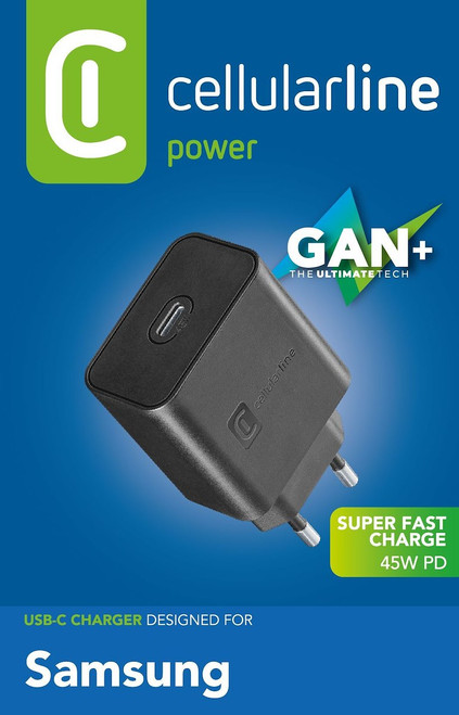 CELLULARLINE - SUPER FAST CHARGER PD 45W CARICABATTERIE DA RETE - 2230003898