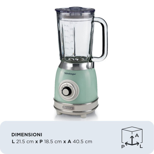 ARIETE - 583, FRULLATORE VINTAGE CON TAZZA IN VETRO DA 1,5 - 2230002472