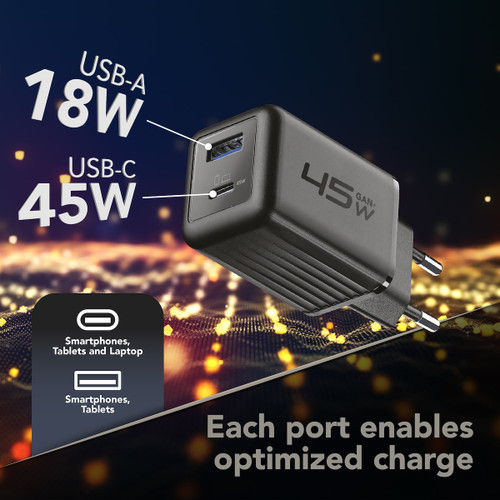 CELLULARLINE - MULTIPOWER MICRO 45W - 2230000223