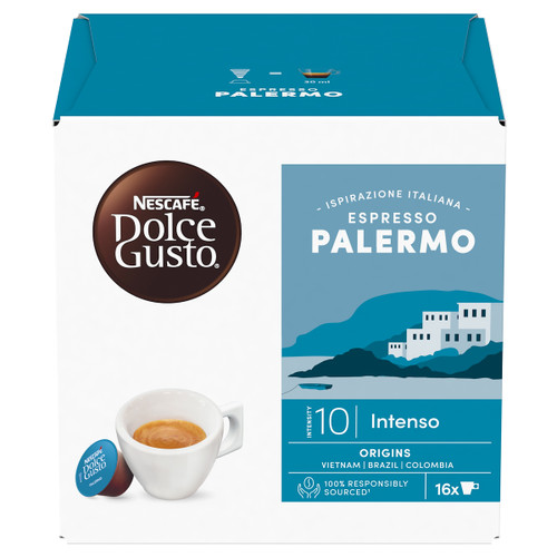 Nescafé Dolce Gusto - CAFFE ESPRESSO PALERMO 16 CAPSULE - 2220012812 Nescafé Dolce Gusto - CAFFE ESPRESSO PALERMO 16 CAPSULE - 2220012812