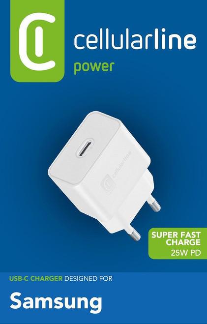 CELLULARLINE - SUPER FAST CHARGER 25W - SAMSUNG - 2220008791