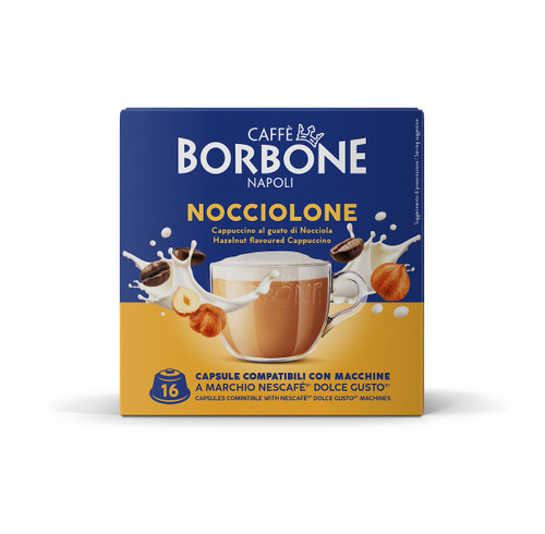 CAFFE' BORBONE - COMPATIBILI DOLCE GUSTO - NOCCIOLONE - 16 CAPS - 2220008321 CAFFE' BORBONE 0 | Trony.it