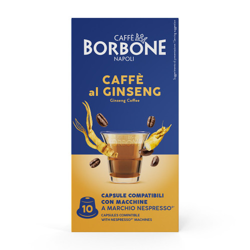 CAFFE' BORBONE - COMPATIBILI NESPRESSO - GINSENG - 10 CAPS - 2220006518 CAFFE' BORBONE 0 | Trony.it