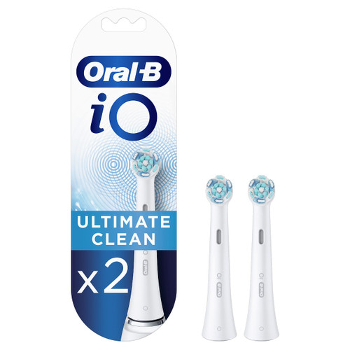 ORAL-B - TESTINE IO ULTIMATE CLEAN, 2 PEZZI - 2220006204 ORAL-B - TESTINE IO ULTIMATE CLEAN, 2 PEZZI - 2220006204