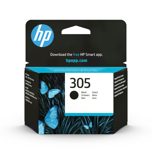 HP - HP 305 cartuccia di inchiostro originale, Nero - 2220001698