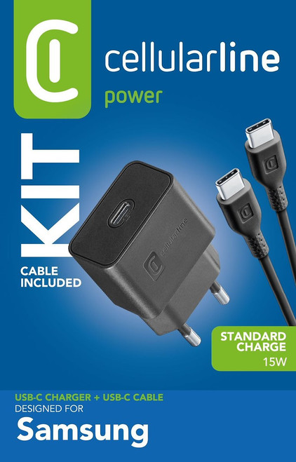 CELLULARLINE - USB-C CHARGER KIT 15W - 2220001618