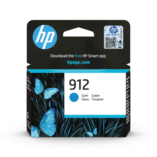 HP - HP 912 cartuccia di inchiostro originale, Ciano - 2210013993 HP - HP 912 cartuccia di inchiostro originale, Ciano - 2210013993