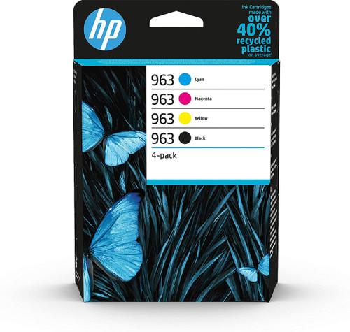 HP - HP 963 nero, ciano, magenta, giallo, 6ZC70AE, confezione da quattro cartucce originali HP - 2210012578