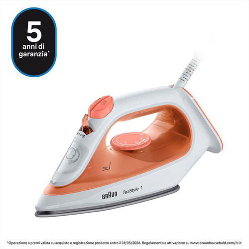 BRAUN - TEXSTYLE 1 FERRO A VAPORE SI1009OR - 2210011682