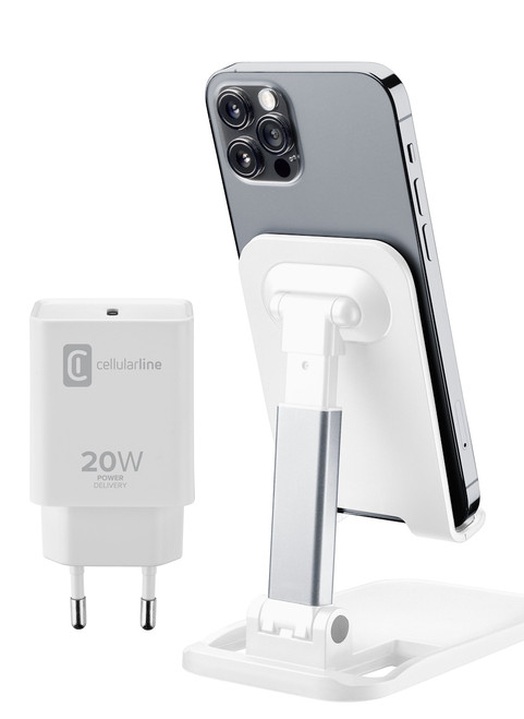 CELLULARLINE - CHARGE &AMP; STAND KIT - IPHONE 8 OR LATER - 2210010873