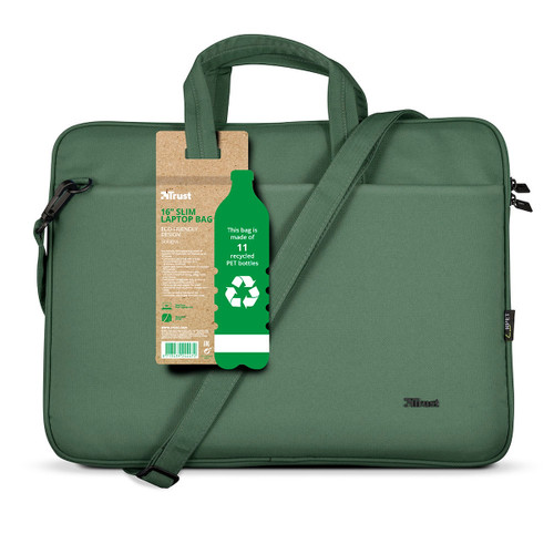 TRUST - BOLOGNA LAPTOP BAG 16? ECO GREEN - 2210006835 TRUST - BOLOGNA LAPTOP BAG 16? ECO GREEN - 2210006835