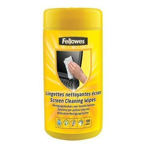 FELLOWES - SALVIETTE PULIZIA SCHERMO TUBO 100 PZ. - 2230010514 FELLOWES 0 | Trony.it