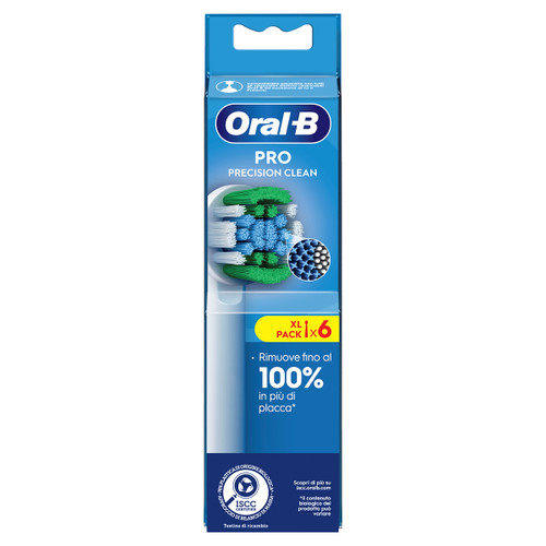 ORAL-B - TESTINE PRO PRECISION CLEAN 6 TESTINE - 2230008825 ORAL-B - TESTINE PRO PRECISION CLEAN 6 TESTINE - 2230008825