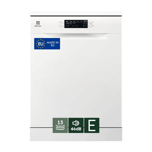 ELECTROLUX - LAVASTOVIGLIE LIBERA INSTALLAZIONE 60 CM - BIANCO 13 COPERTI CLASSE E 46 dBA ESA47200SW MADE IN EUROPE - 2230008788
