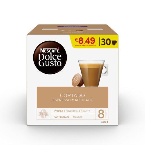 NESTLE - CAFFE CORTADO ESPRESSO MACCHIATO 30 CAPSULE - 2160006403 NESTLE - CAFFE CORTADO ESPRESSO MACCHIATO 30 CAPSULE - 2160006403