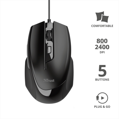 TRUST - VOCA COMFORTABLE MOUSE - 2200000423 TRUST - VOCA COMFORTABLE MOUSE - 2200000423