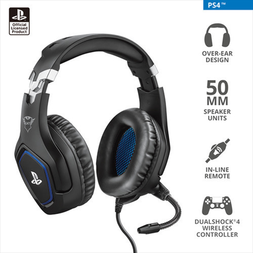 TRUST - GXT 488 FORZE PS4 HEADSET BLACK - 2190014186