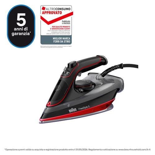 BRAUN - FERRO A VAPORE FREESTYLE 5 SI5057RD - 2230005277
