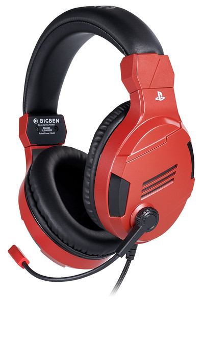 BIG BEN - CUFFIE GAMING STEREO V3 ROSSO, PS5 - 2190008940
