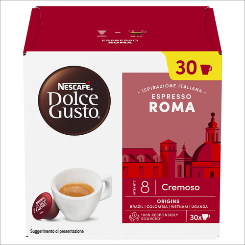 Nescafé Dolce Gusto - CAFFE ESPRESSO ROMA 30 CAPSULE - 2230000088 Nescafé Dolce Gusto - CAFFE ESPRESSO ROMA 30 CAPSULE - 2230000088