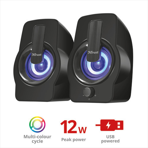 TRUST - GEMI RGB 2.0 SPKR ST BLK - 2180021851