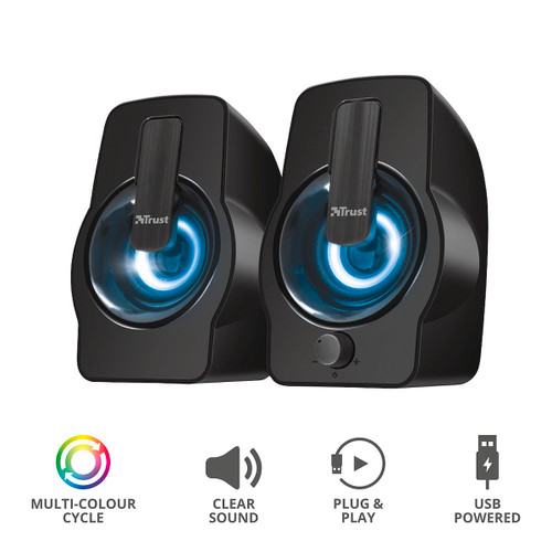 TRUST - GEMI RGB 2.0 SPKR ST BLK - 2180021851