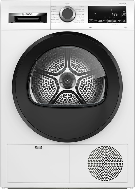 BOSCH - WQG23100IT SERIE 6 ASCIUGATRICE 8 KG CLASSE A++ - 2220008294 BOSCH - WQG23100IT SERIE 6 ASCIUGATRICE 8 KG CLASSE A++ - 2220008294