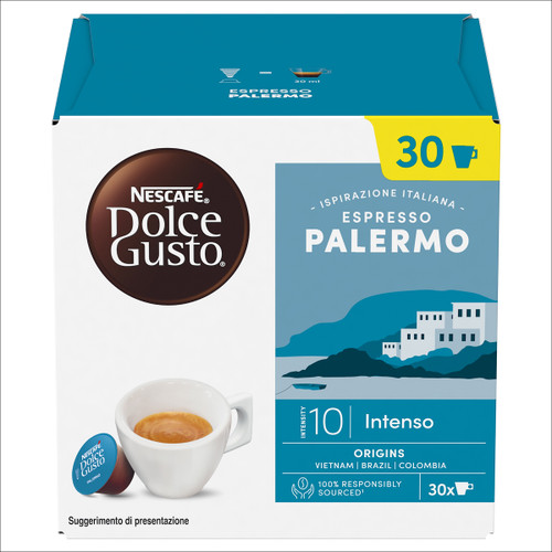 Nescafé Dolce Gusto - CAFFE ESPRESSO PALERMO 30 CAPSULE - 2220007558 Nescafé Dolce Gusto - CAFFE ESPRESSO PALERMO 30 CAPSULE - 2220007558