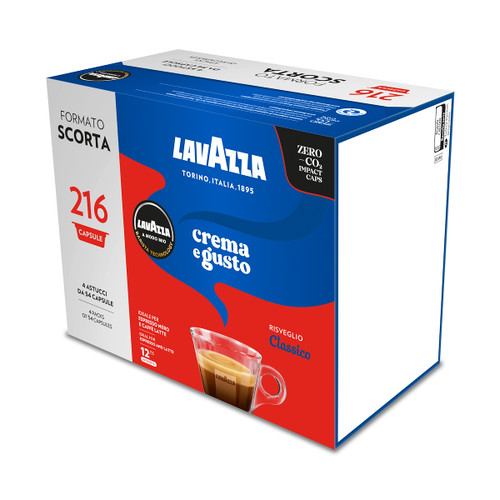 LAVAZZA - CREMA E GUSTO CONFEZIONE 216 CAPS (4 conf. da 54) - 2220005512 LAVAZZA - CREMA E GUSTO CONFEZIONE 216 CAPS (4 conf. da 54) - 2220005512
