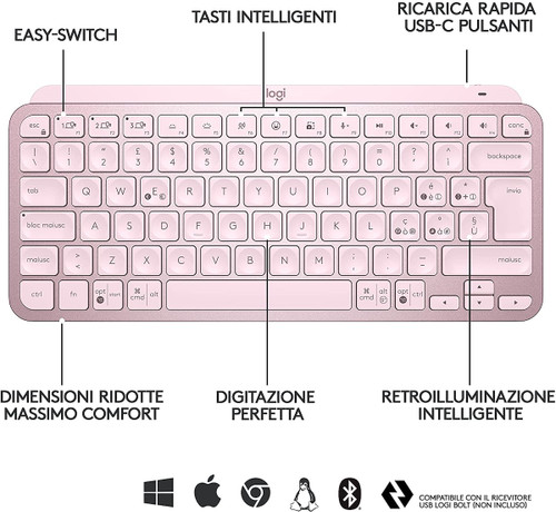 LOGITECH - MX Keys Mini Minimalist Wireless - 2210011047