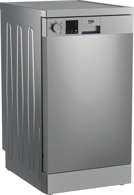 BEKO - DVS05024X: Lavastoviglie a Libera Installazione Slim, 45 cm, 10 Coperti - 2200015014