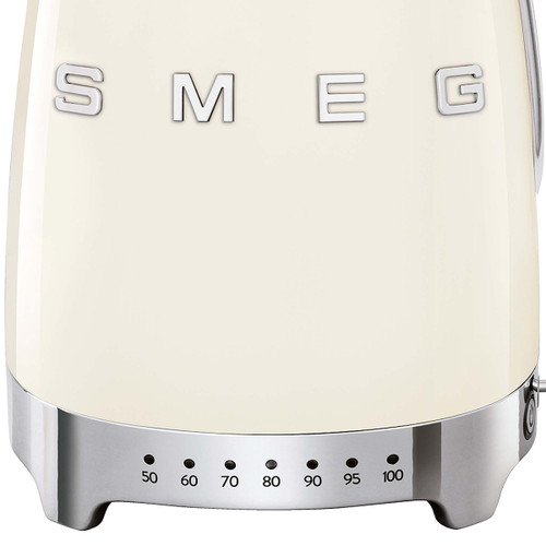 Smeg - Bollitore A Temperatura Variabile 50's Style – Panna LUCIDO – KLF04CREU - 2200005125