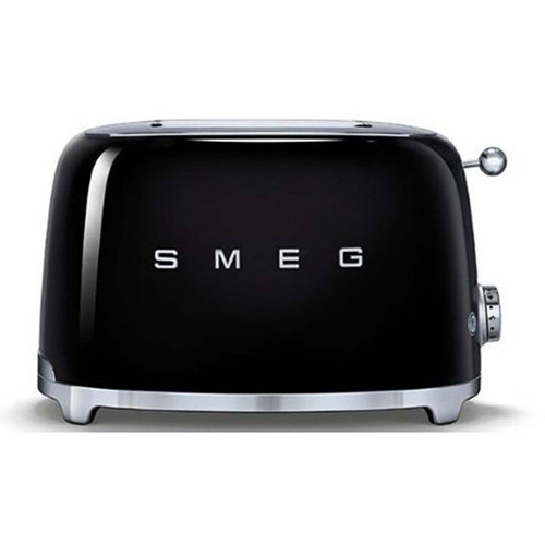 SMEG - Smeg Tostapane 50's Style – Nero LUCIDO 2x2 – TSF01BLEU - 2200005114 SMEG 0 | trony.lol