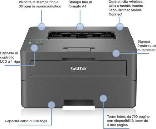 BROTHER - HLL2400DWERE1 - 2240002972