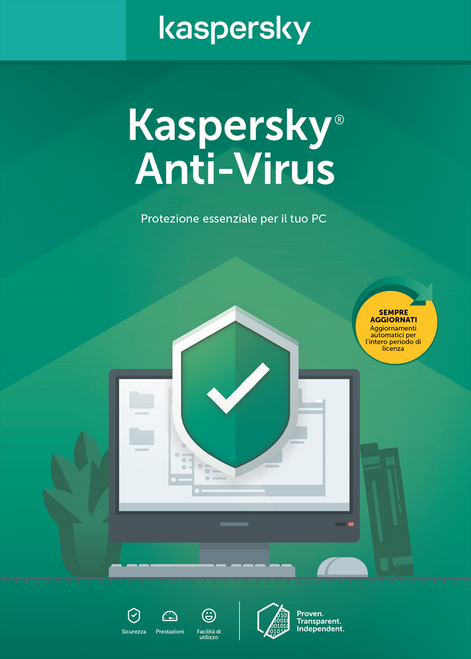KASPERSKY - ANTI-VIRUS 1 PC 1 ANNO - 2190010415 KASPERSKY 0 | Trony.it