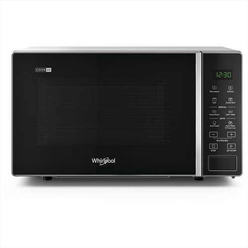 WHIRLPOOL - Cook20 MWP 203 SB Superficie piana Microonde con grill 20 L 700 W Nero, Argento - 2190006518 WHIRLPOOL 0 | trony.live