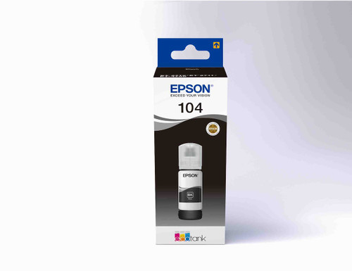 EPSON - 104  FLACONE DI INCHIOSTRO ECOTANK T00P1 NERO - 2180023894 EPSON - 104  FLACONE DI INCHIOSTRO ECOTANK T00P1 NERO - 2180023894
