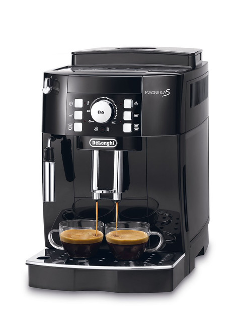 DE'LONGHI - DE'LONGHI Magnifica S - Macchina Automatica per Caffè in Chicchi, Cappuccinatore Manuale, 2 Bevande, Nero, ECAM21.110.B - 1902096080