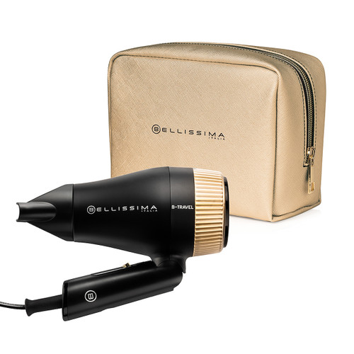 IMETEC - ASCIUGACAPELLI DA VIAGGIO B-TRAVEL CON BEAUTY BAG - 2230001173 IMETEC 0 | Trony.it
