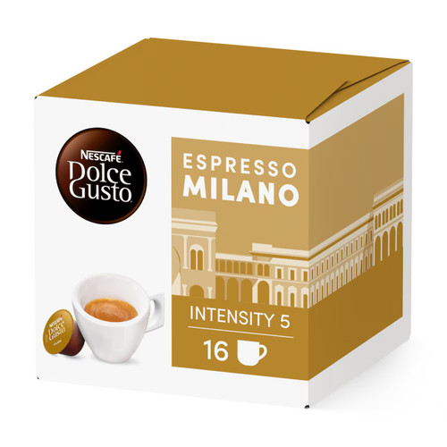 Nescafe' Dolce Gusto - CAFF ESPRESSO MILANO 16 CAPSULE - 2220011238 Nescafe' Dolce Gusto 0 | trony.live