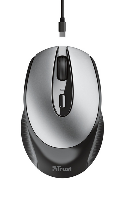 TRUST - ZAYA WRL RCHRGABLE MOUSE BLK - 2200006592