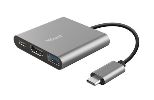 TRUST - DALYX 3-IN-1 USB-C ADAPTER - 2200003855 TRUST - DALYX 3-IN-1 USB-C ADAPTER - 2200003855