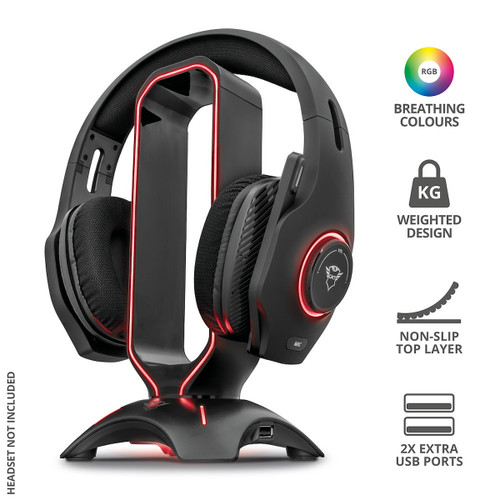 TRUST - GXT265 CINTAR RGB HEADSET STAND - 2200001224